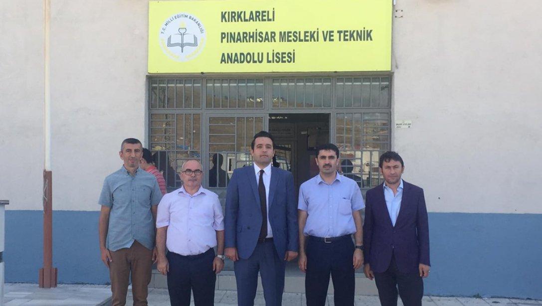 İlçe Milli Eğitim Müdürümüz Sayın Alpay ARI Mesleki ve Teknik Anadolu Lisemizi Ziyaret Ettiler.